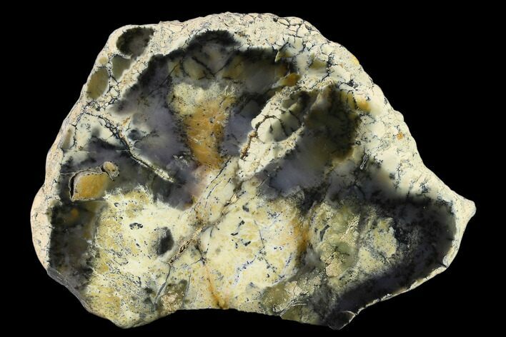 Polished Purple Dendritic Chalcedony Slab - Western Australia #132967